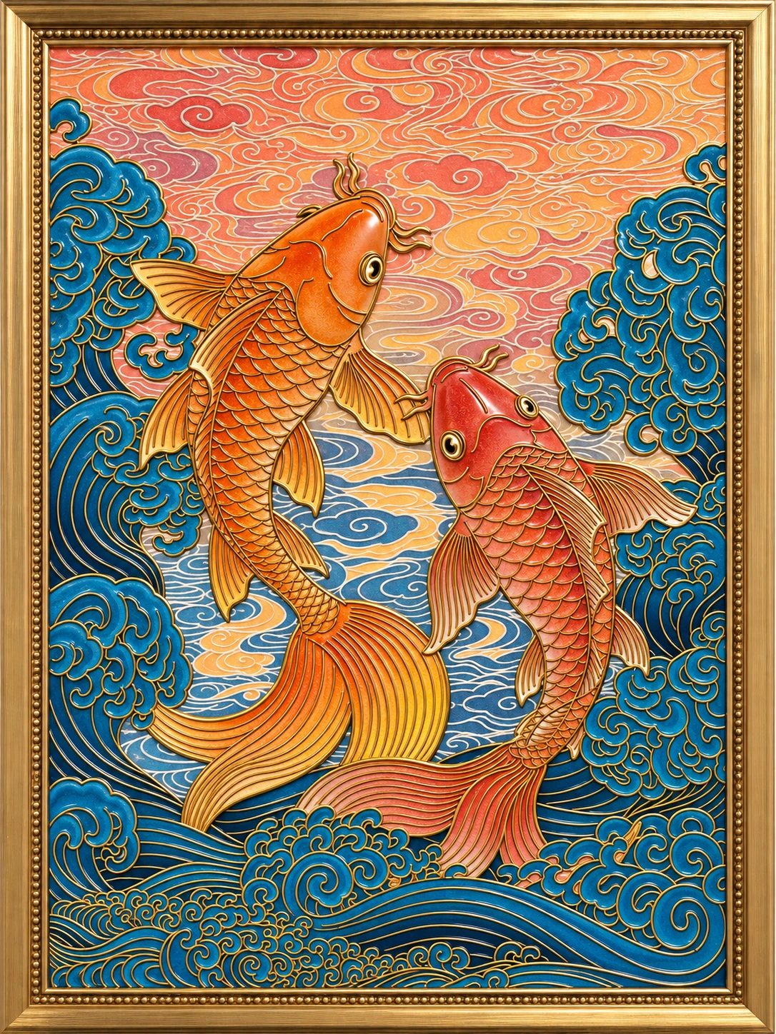 双鲤图 / Twin Carp