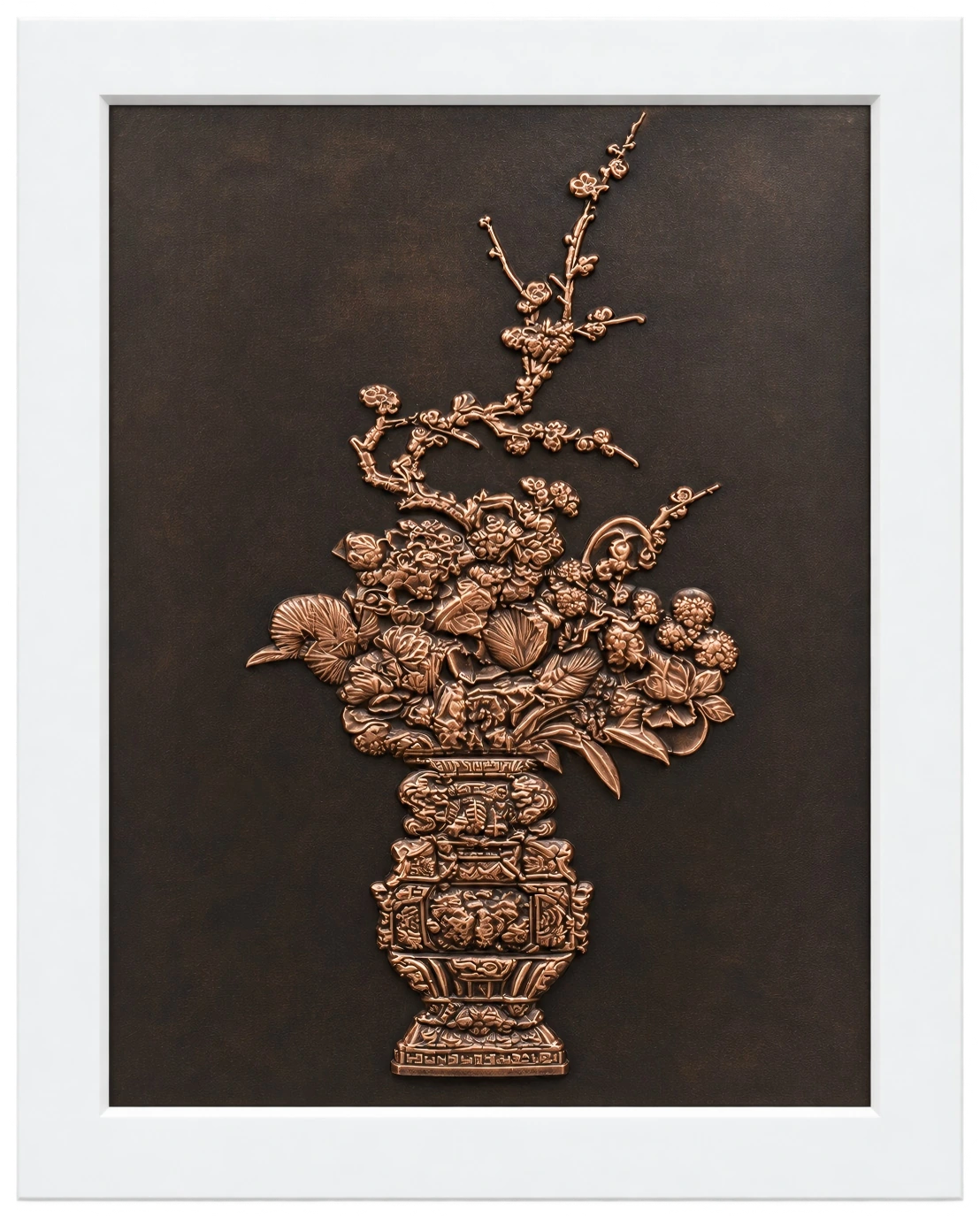 静音拓铜作品清供